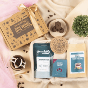 Snack up with coffee